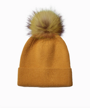 Ribbed Pom Beanie - Multiple Colors
