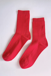 Le Bon Shoppe - Her Socks | Classic Red