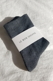 Le Bon Shoppe - Sneaker Socks | Heather Black
