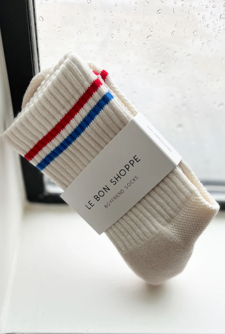 Le Bon Shoppe - Boyfriend Socks | Milk