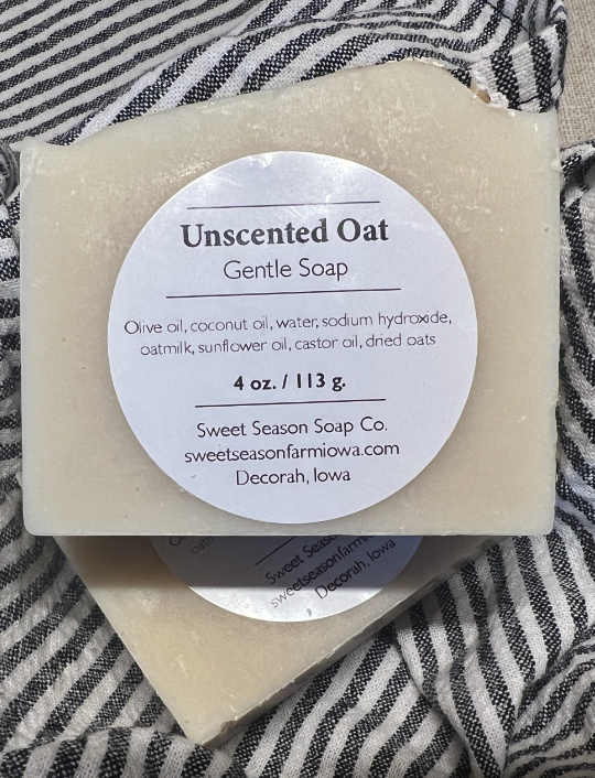 Sweet Season Farm - Natural Soap | Unscented Oat