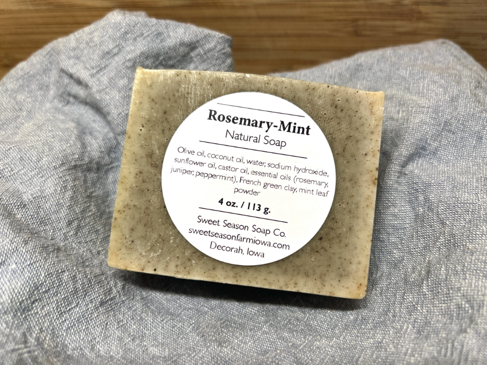 Sweet Season Farm - Natural Soap | Rosemary Mint