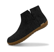 Glerups - Wool Boot with Rubber Sole | Charcoal
